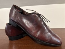 Vtg Johnston Murphy Made In USA Wholecut Oxblood Dress Shoes 9.5 C See Desc. picture