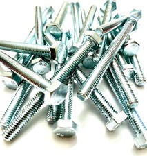 M10-1.5 Metric Hex Head Cap Screw Full Thread DIN 933 8.8 Zinc picture
