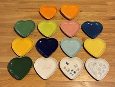 Fiesta Large Heart Plate 9