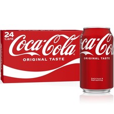 Coca-Cola Classic Soda Pop, 12 fl oz Cans, 24 Pack picture