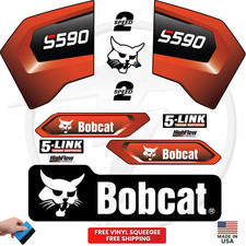 Fits Bobcat S590 Main Decals Skid Steer Stickers -  - 3M Vinyl picture
