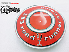 OEM NOS Mopar Red 383 Road Runner Air Cleaner Pie Tin ID Plate picture