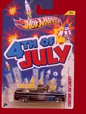 Hot Wheels 4th of July Custom '62 Chevy Truck Mint Ships in Protector READ picture