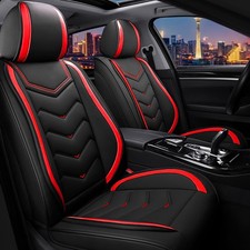 Car Seat Covers for Pontiac G8 2008 2009 Standard Nappa Sport 2 Seats Black Red picture