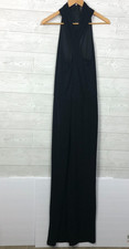 Travelers by Chico's Women's Size 2/Large Sleeveless Jumpsuit Slinky Knit Black picture
