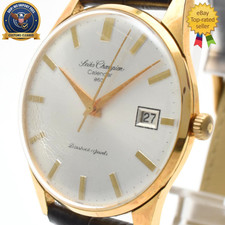 ▶️ [Exc+5] SEIKO J15017 860 Champion Silver Dial 36mm Date Manual Men's Watch picture
