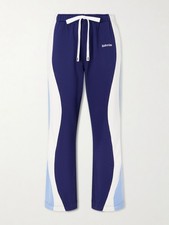 NAHMIAS Ollie Wide-Leg Striped Cotton-Jersey Sweatpants- Small picture