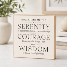 Serenity Prayer Sign picture