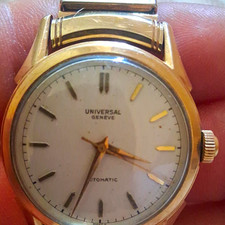   * Vintage Universal Genève Bumper Automatic Watch – 10K Gold Filled   picture