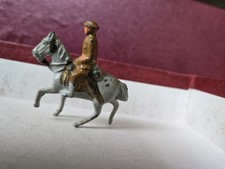 VINTAGE EARLY30s BARCLAY LEAD TOY FIGURE (BH)486**CAVALRYMAN MOUNTED SUPERB picture