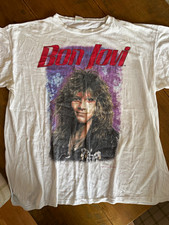 Vintage 1987 Bon Jovi Monsters of Rock Band Tour T-Shirt XL picture
