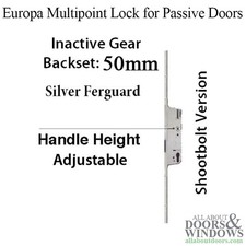 G-U Inactive 50/92 Europa Multipoint Lock Passive Door Silver Ferguard picture