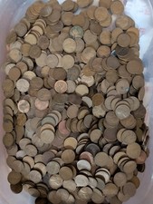Large Lot Of Unsearched Wheat Pennies 1909 - 1958 picture