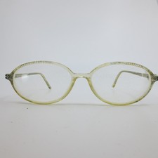 WP5003 RBW Oval Eyeglass Frames Clear Rainbow Stripe 53-16-135 Vintage Style picture
