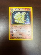 Pokémon TCG Ninetales Base Set 12/102 Holo 1999-2000 Wizards - Good Condition picture