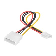 4-pin Molex Male (LP4) to 4-pin Floppy FDD Female (SP4) Power Adapter Cable picture