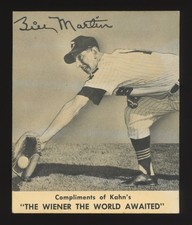 1959 Kahn's Wieners Billy Martin picture