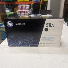 HP 58A LaserJet Black Toner Cartridge Damaged Box picture