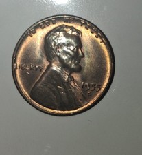 1955/99 S-S Lincoln 1C UNC Errors: DDO-Die Chips-Struck Through-S Close to Nose. picture