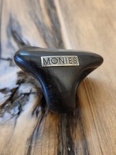 Monies Signed Ring, Fossilized Prehistoric Shark Tooth & Ebony, SIZE 8 picture