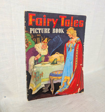 Whitman Fairy Tales Picture Book Illustrated Vintage Paperback 1940  picture