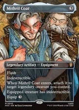Mithril Coat (Borderless) Foil The Hobbit Lord of the Rings Playtest Card picture