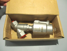 NEW ESG DN20-50MM PNEUMATIC ANGLE SET VALVE 10-180° 3-8 BAR picture