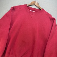 Vintage Russell Athletic High Cotton Sweatshirt Mens XL Red Made in USA Pullover picture