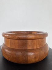 Vintage 1960’s Nissen Denmark mid-century Brown Wood Grain Danish 11in X 5in picture
