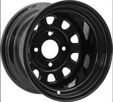 ITP Delta Steel 12x7 / 4/156 12mm BP / 4+3 Offset Black Wheel d12t256 picture