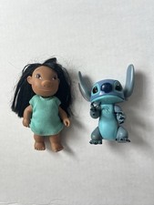 Vintage Lilo & Stitch Doll Hasbro Disney 2001 4.5 Inch Ears Up picture
