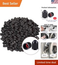 Bulk Set of 1000 Durable Black Tire Valve Caps - Easy Install & Safe Drive picture