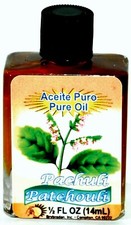 BRYBRADAN PATCHOULI PURE OIL - PACHULI ACEITE PURO 1/2OZ 1 3 6 12 PCS picture
