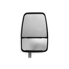 Velvac 714580 Replacement Mirror Head, Right Side, Black, Manual, 1 Pack picture