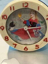 Vintage WORKING Sleeping Beauty Alarm Clock  Made by Phinney Walker in Japan WDP picture