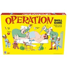 Hasbro Gaming Operation Electronic Board Game, Original version, Multicolor picture