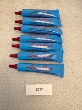 Qty 7 Tubes - Leak Lock Joint Sealing Compound Blue Tubes Bulk Lot New Old Stock picture