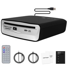 Lehwey USB CD Player for Car, External Car Cd Players with AUX & FM Transmitter picture