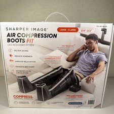 Sharper Image Air Compression Boots Flex, Large/XLarge - New-Open Box picture