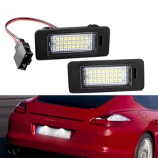 2x White 24-SMD LED License Plate Lights No Error For 2010-2015 Porsche Panamera picture