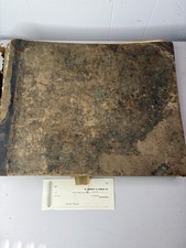 1837 Antique Manuscript Ledger Book Handwritten November Business Record 1800s picture