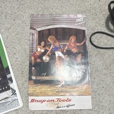 Vintage 1985 Snap-on Tools Pin-Up Calendar Automotive Garage Advertising picture