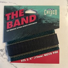 19 mm The Band Chisco Nylon Sports Wrap Watch Band Vintage 90’s Y2K picture