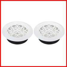 PATIKIL 8 Inch Round Air Vent 2 Pack White Ceiling Diffuser picture