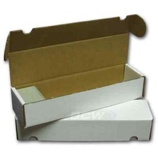 3x (Lot of 3) - BCW 800 CT COUNT CARDBOARD STORAGE CARD BOX TRADING SPORTS CARDS picture