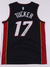P J Tucker Signed Miami Heat Jersey (PSA COA) 2021 NBA Champion Power Forward picture