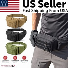 Tactical Waist Fanny Pack Phone Pouch Military Outdoor Camping Hiking Belt Bag picture