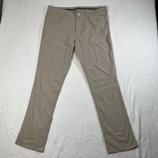 Bonobos Pants Mens 36x32 Beige Golf Highland Tailored Fit Performance Stretch picture