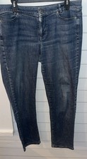 J Jill Jeans Womens Size 12 Denim Blue Slim Boyfriend Straight Leg picture