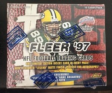 1997 Fleer NFL Retail Box Factory Sealed From Case Mark Chmura Packers Ray Lewis picture